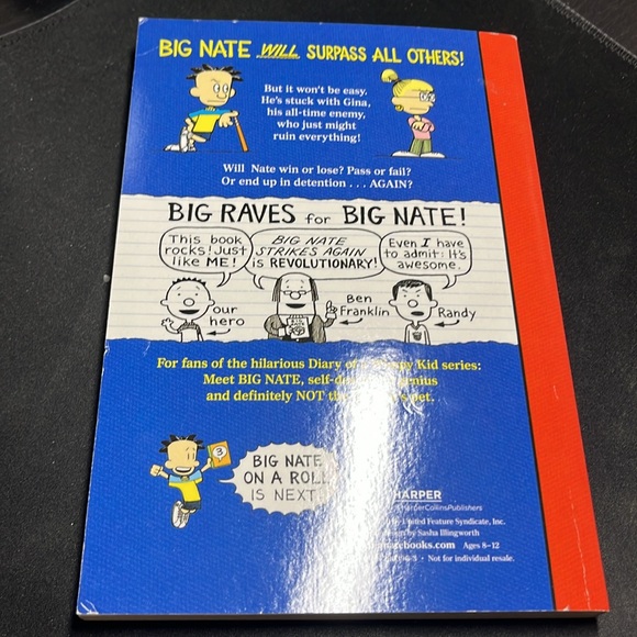Big Nate strikes again book! - Picture 2 of 2